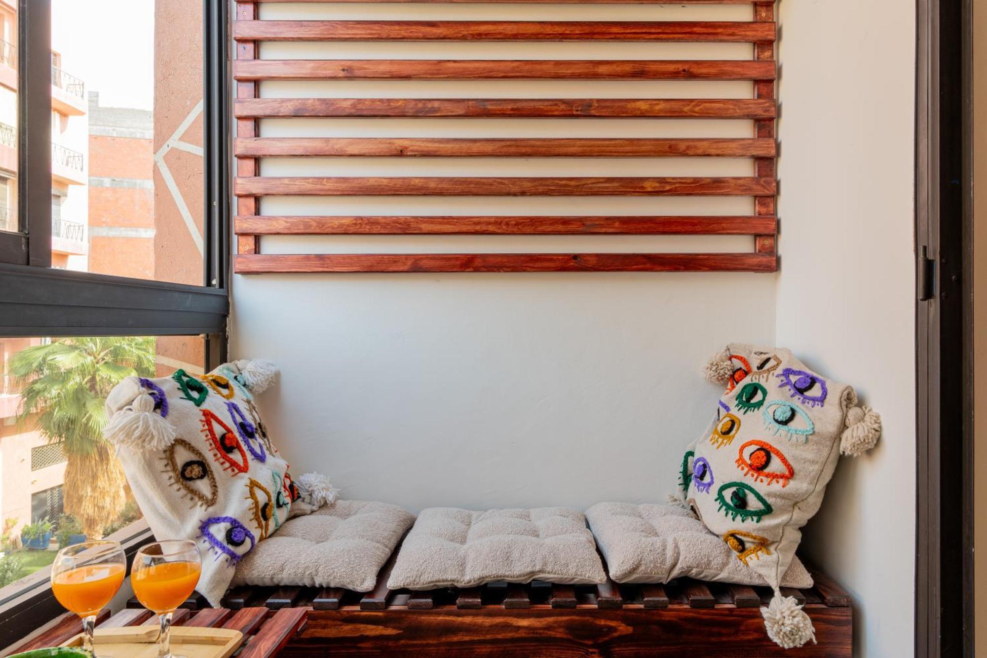 Appartement Centre Marrakech Gueliz - Cool & Cozy Apartment For A Family Stay In The Heart Of The City Marrakesch Exterior foto